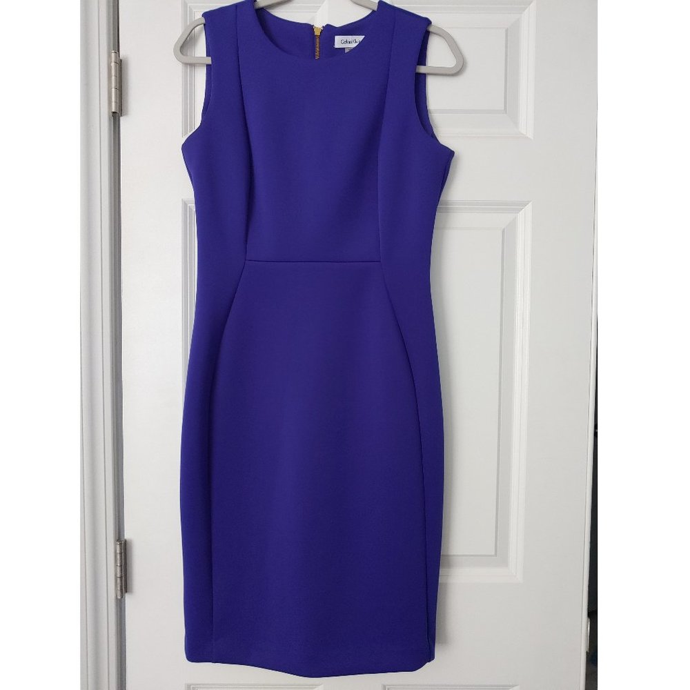 Indigo Calvin Klein Size 8 Dress